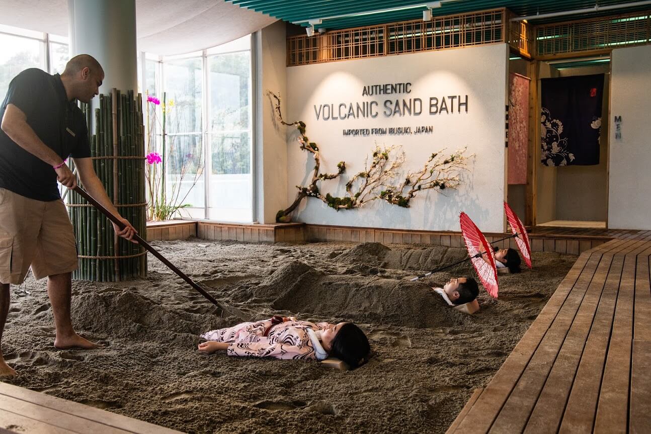 Volcanic Sand Bath • SoJo Spa Club