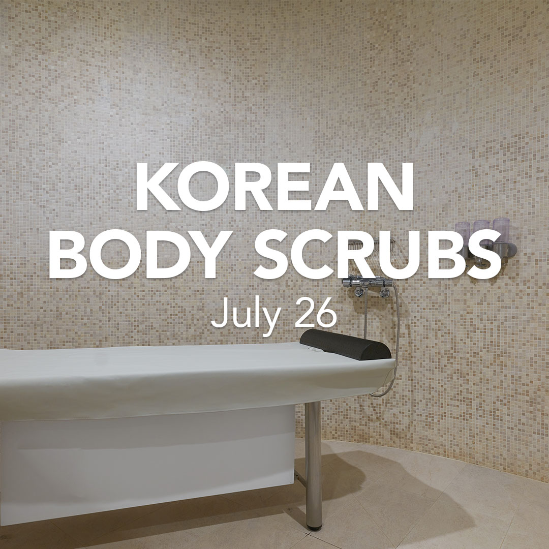 Korean Body Scrubs are back 7/26!
