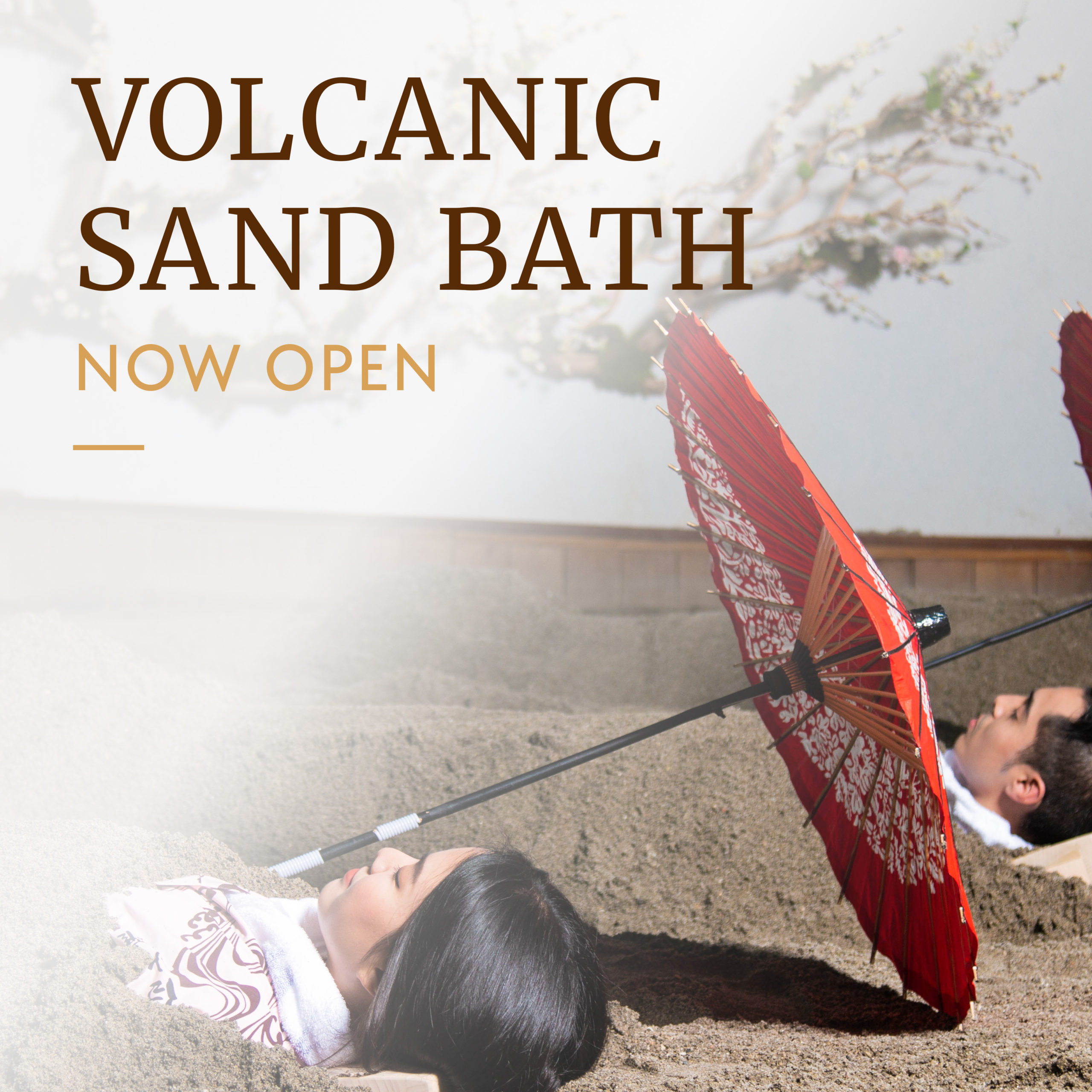 Volcanic Sand Bath Now Open