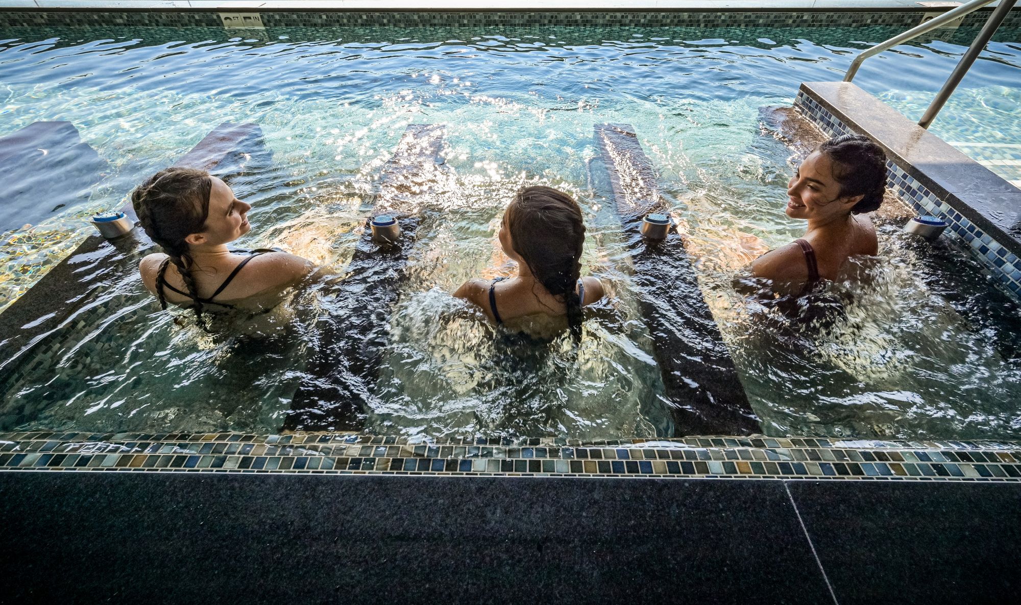 Three women in Hydrotherapy Pool