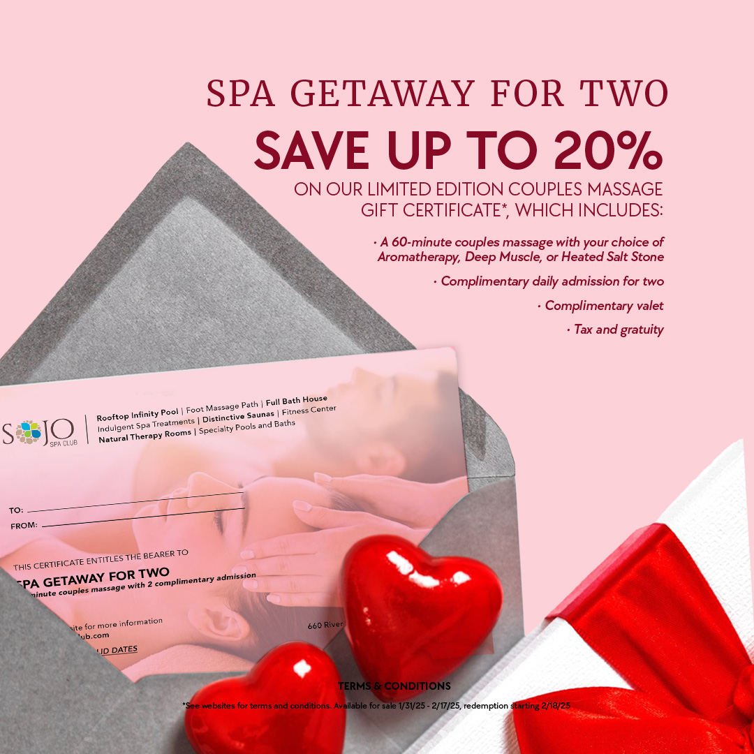 Spa Getaway for Two Gift Certificate