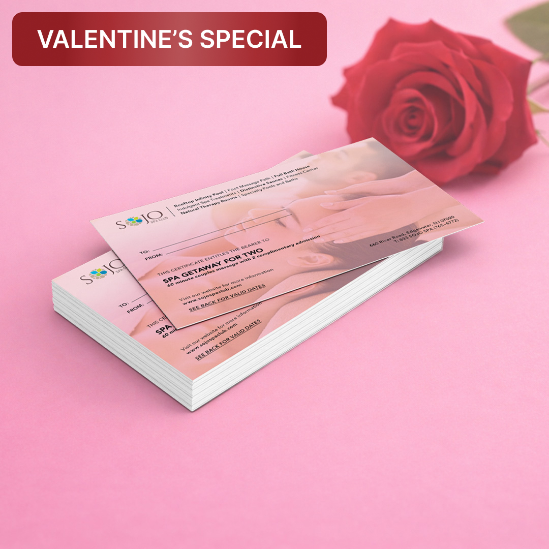 Spa Getaway for Two Gift Certificate